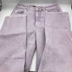 Guess NWT SUPER STRETCHY MOM JEANS IN SATURN LILAC Photo 2