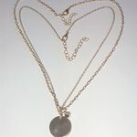 Lot of 2 Gold Tone Dainty CZ Rhinestone America The Beautiful Pendant Necklaces Photo 4