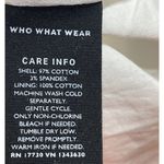 Who What Wear NWOT Fit And Flare Dress All White Lace-Up Bodice Size XS Extra Sm Photo 7