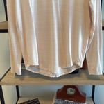 Athleta Cloudlight Stratus Striped LS Knit Peachy Pink Top Tee #657835, Small Photo 2