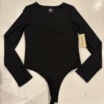 Black long sleeve bodysuit size large Photo 0