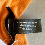 AQUA  Orange White Tie Dye Long Sleeve Top Women’s Small Soft Stretch Boho Photo 6