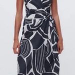 ZARA Nicole Print Wrap Dress Photo 0