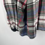 Disney VINTAGE MICKEY & CO Top Plaid Henley Size Large Womens Mickey Mouse 100% Cotton Photo 8