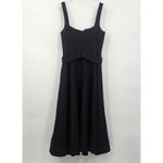 Alexis NWT Fiore Dress in Black Midi A-Line Wool Size Large Photo 10