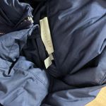 Athleta Quilted Puffer Jacket Navy Blue Full Zip Mock Neck Women's Photo 5