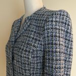 ZARA  Tweed Weave Textured Blazer Jacket Photo 4
