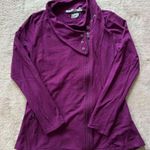 Athleta Women’s Twist Wrap Pullover Hooded Athletic Top Purple Size Small Photo 0