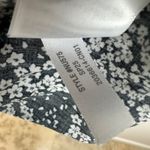 Madewell  Smocked Crewneck Mini Dress Harper Floral Boho Black White US 00 NWT Photo 9