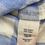 J.Crew Factory Cotton Linen Blend Sleeveless Shirt Size 10 Photo 4