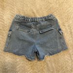 Denim Blue Women's Cargo Shorts Size M Photo 1