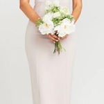 Show Me Your Mumu Bridesmaid Morgan V-Neck Maxi Dress Gown Wedding Size Small Photo 0