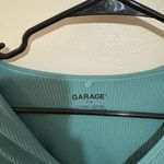 Garage  Green Seamless Long Sleeve Crop Top  Photo 1