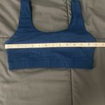 Quince Scoopneck Sports Bra Size XS Blue Photo 4