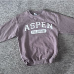 Aspen Colorado crew neck sweatshirt‎ brownish color Size 4 Photo 0