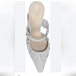 Sam Edelman Tillary Grey Slip On Pointed Toe Stilleto Heel Mules Shoes Size 9.5 Photo 2