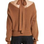 Adeam Halter Knit Sweater Cardigan size XS Brown Photo 0
