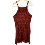 Abercrombie & Fitch  Blue Orange Red Yellow Floral Paisley Mini Dress Womens Sz M Photo 1