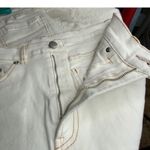 Olivaceous White Denim Mini Skirt Fringe Hem Coastal Cowgirl Country Jean Medium Photo 4