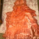 Prom Dress Orange Size 10 Photo 1