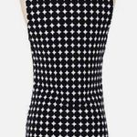 New York & Co. navy and white polka dot top size small Photo 1