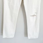 Gap New Off White Boyfriend High Rise Drawcord Distressed Jeans Size 10/30 Photo 11