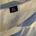 Womens Plaid Sleeveless Babydoll Dress. Blue Size XL Photo 5