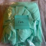 NWOT mint green sleeveless formal dress with sheer jacket rhinestone brooch 14 Photo 9