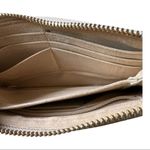 Vash Polaris Flat Wristlet in Cream Croc Photo 2