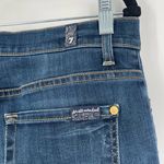 7 For All Mankind  Women's Blue Dark Wash Roxanne Mid Rise Slim Leg Jeans Size 30 Photo 7