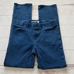 Betabrand  Womens Pull On 4 Pocket Straight Leg Yoga Denim Jeans Dark Was… Photo 0