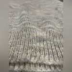 Women’s Mohair Silk Wool blend Loose Knit Mock neck Sweater Large Heather Ombre Photo 3