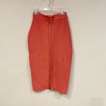 House Of CB  Amora Skirt Women's Size Small Coral Zipper Detail Bandage Photo 4