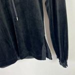 Kobi Halperin Sabrina Knit Hoodie Velvet Ruffle Trim Pullover Black Size XS EUC Photo 5