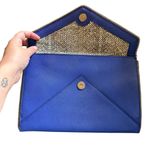 Rebecca Minkoff  Leo Envelope Clutch Royal Blue Photo 1