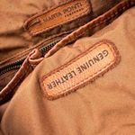 Marta Ponti Leather Woven Hobo Bag Made in Portugal Brown Slouchy Photo 12