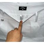 Callaway  women's flex fabric white golf pull on shorts with pockets Photo 2