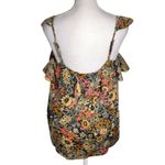 Bishop and Young Gray Floral Blouse with Ruffle Sleeves NWT Size Small Anthro Top Photo 1