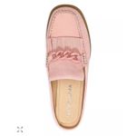 Donald Pliner DAVID‎ PLINER Pink Mika Fringe Loafer Mules Size 6.5 Photo 1
