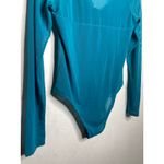 Sincerely Jules NEW  Bodysuit Womens Size‎ Small Turqouise Bustier Mesh Underwire Photo 6