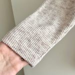 DOLAN Mockneck Long Sleeve Sweater with Keyhole Neckline, Tan, Size XS Photo 3