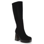 Circus by Sam Edelman  Size 7.5M Women's Simone Black Knit Platform Winter Boots Photo 2