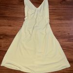 The Copper Closet NWT Yellow Boutique Tie Back Mini Dress Photo 4