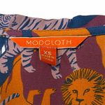 Modcloth ‎ Lions and Tigers sleeveless blouse XS Photo 5