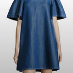 CO Denim Mini Swing Dress Sz. S Blue Photo 0