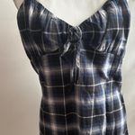 Wild Fable Black and White Plaid Mini Dress Photo 1
