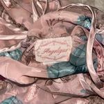 Floral Pink Satin Slip Dress Size M Photo 4