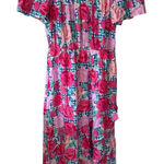 Vineyard Vines  Kentucky Derby Floral Off Shoulder Run for the Roses Dress Sz‎ 14 Photo 0