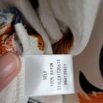 ODDY white crepe floral tunic size large Photo 9