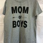 Gray 'Mom of Boys' Kids T Photo 0